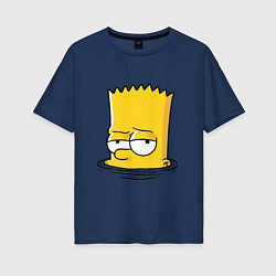 Женская футболка оверсайз Bart drowns