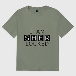 Женская футболка оверсайз I am Sherlocked