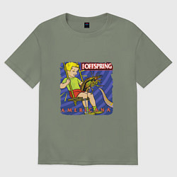 Женская футболка оверсайз The Offspring: Americana