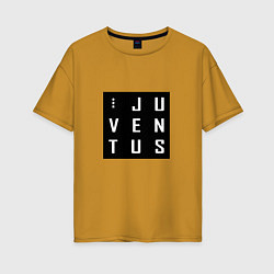 Женская футболка оверсайз Juventus FC: Black Collection