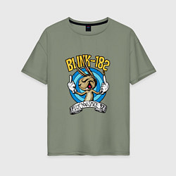 Женская футболка оверсайз Blink-182: Fuck you