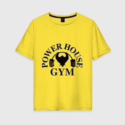 Женская футболка оверсайз Power House Gym