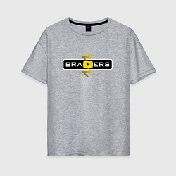 Женская футболка оверсайз Brazzers Tube