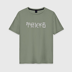 Женская футболка оверсайз Токио