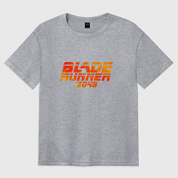 Женская футболка оверсайз Blade Runner 2049