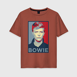 Женская футболка оверсайз Bowie Poster