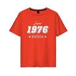 Футболка оверсайз женская Limited Edition 1976 цвета рябиновый — фото 1