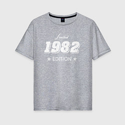 Футболка оверсайз женская Limited Edition 1982, цвет: меланж