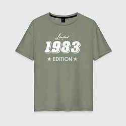 Футболка оверсайз женская Limited Edition 1983, цвет: авокадо
