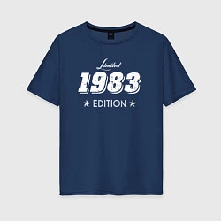 Футболка оверсайз женская Limited Edition 1983, цвет: тёмно-синий