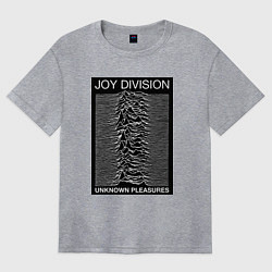 Женская футболка оверсайз Joy Division: Unknown Pleasures