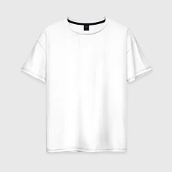 Женская футболка оверсайз The XX: White X