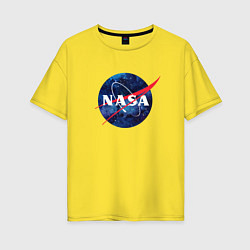 Женская футболка оверсайз NASA: Cosmic Logo