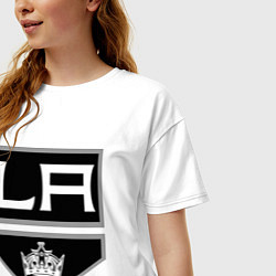 Футболка оверсайз женская Los Angeles Kings, цвет: белый — фото 2