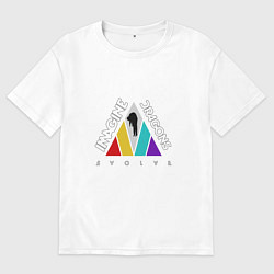 Футболка оверсайз женская Imagine Dragons: Evolve, цвет: белый