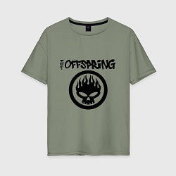Футболка оверсайз женская The Offspring, цвет: авокадо