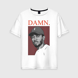 Женская футболка оверсайз Kendrick Lamar: DAMN