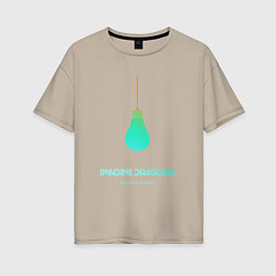 Женская футболка оверсайз Imagine Dragons: Night Visions