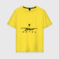 Женская футболка оверсайз Tokio Hotel