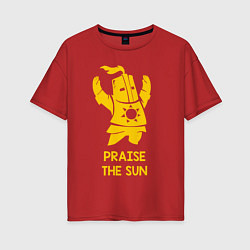 Женская футболка оверсайз Praise the Sun