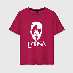 Женская футболка оверсайз Louna: Behind a Mask