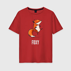 Футболка оверсайз женская Little Foxy, цвет: красный