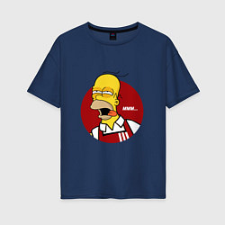 Женская футболка оверсайз KFC Homer