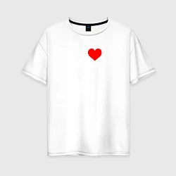 Женская футболка оверсайз I love Fortnite