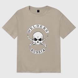 Женская футболка оверсайз Welders Russia