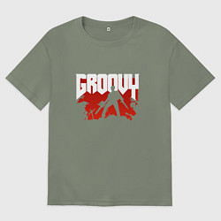 Женская футболка оверсайз Evil Dead: Groovy