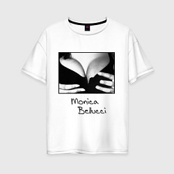 Женская футболка оверсайз Monica Bellucci: Breast