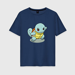 Женская футболка оверсайз Pokemon Squirtle