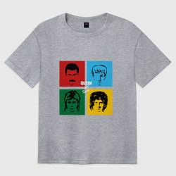 Женская футболка оверсайз Queen Hot Space