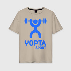 Женская футболка оверсайз Yopta Sport