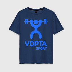 Женская футболка оверсайз Yopta Sport