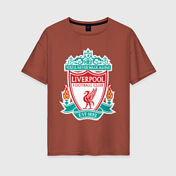 Женская футболка оверсайз Liverpool FC