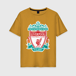 Женская футболка оверсайз Liverpool FC