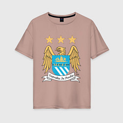 Женская футболка оверсайз Manchester City FC