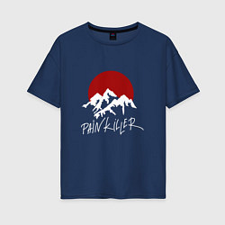 Женская футболка оверсайз Painkiller Mountain