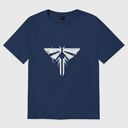 Футболка оверсайз женская Firefly Graffiti, цвет: тёмно-синий