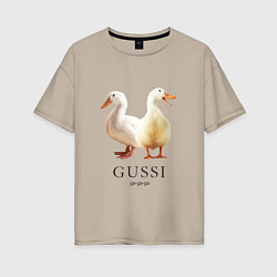 Женская футболка оверсайз GUSSI Ga-Ga