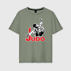 Женская футболка оверсайз Judo Master