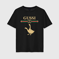 Женская футболка оверсайз GUSSI Fashion