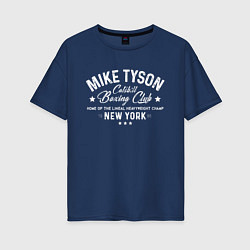Женская футболка оверсайз Mike Tyson: Boxing Club