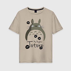 Женская футболка оверсайз My Neighbor Totoro