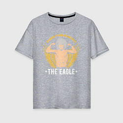 Женская футболка оверсайз Khabib: The Eagle