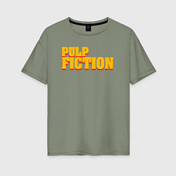 Футболка оверсайз женская Pulp Fiction, цвет: авокадо