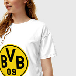 Футболка оверсайз женская BVB 09, цвет: белый — фото 2