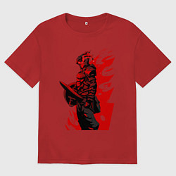 Женская футболка оверсайз Убийца гоблинов