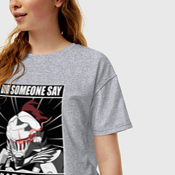 Футболка оверсайз женская Убийца гоблинов 9, цвет: меланж — фото 2